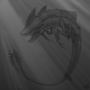 An alien leviathan in the deep