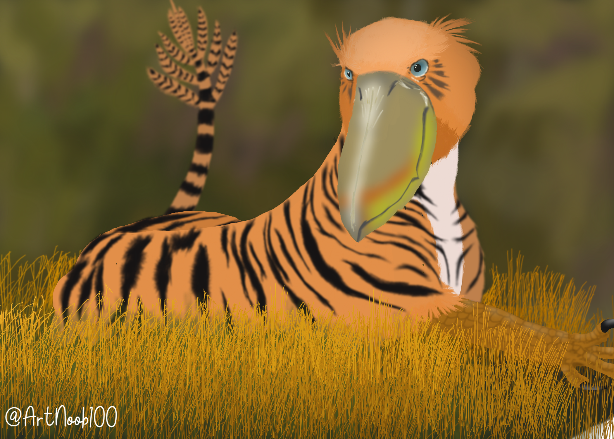 Tigerhawk - inspired by avatar hybrid animals
