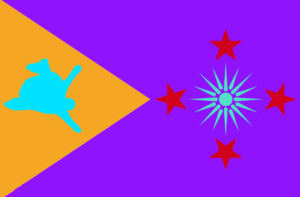Fantasy sea empire flag. Fantasy flag ideas 