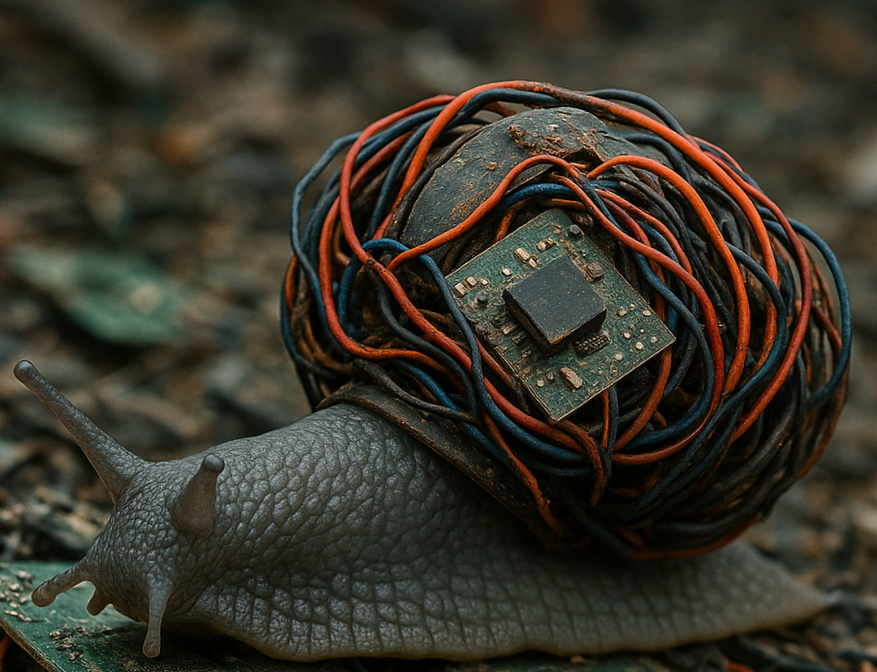 garbage snail